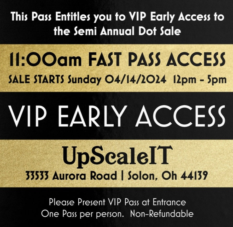 *VIP EARLY ACCESS PASS - 04/14/2024 DOT SALE*