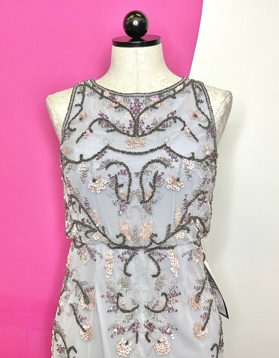 ADRIANNA PAPELL NEW SERENITY DRESS - 2P  UpScaleIT