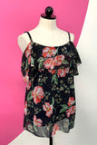 CABI FAIRYTALE COLD SHOULDER TOP - XS & S