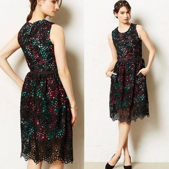 ANTHROPOLOGIE WOLVEN TERRACE DRESS
