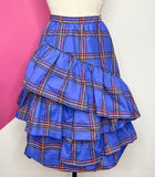 NEW ANTHRO MAEVE TIERED RUFFLE TAFFETA SKIRT - 12