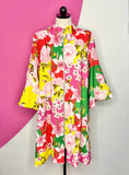 NEW IC BY CONNIE K FLORAL SWING JACKET - XXL