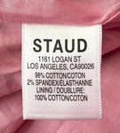 NEW STAUD MINI FAYE SMOCKED DRESS - XL