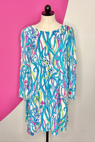 LILLY PULITZER GIRAFFE PRINT DRESS - M