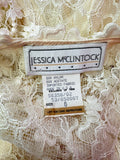 VINTAGE JESSICA MCCLINTOCK PRAIRIE LACE DRESS - 6