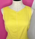LUXURY VALENTINO SUNFLOWER SHIFT DRESS - 40/6