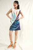 ANTHROPOLOGIE CONDITIONS APPLY PALM DRESS - L