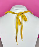 VINTAGE NATIVE BEADED BONE LEATHER CHOKER