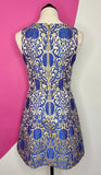 ALICE + OLIVIA CARRIE JACQUARD MINI DRESS - 6