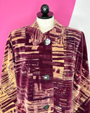 NEW ART OF CLOTH VELVET JACKET - M/L