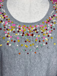 ANTHROPOLOGIE ANGEL OF THE NORTH CONFETTI SWEATER