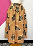 SIKA X ANTHROPOLOGIE ZEBRA MIDI SKIRT - 14