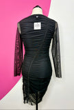 NEW OPENING CEREMONY BLACK MESH DRESS - S
