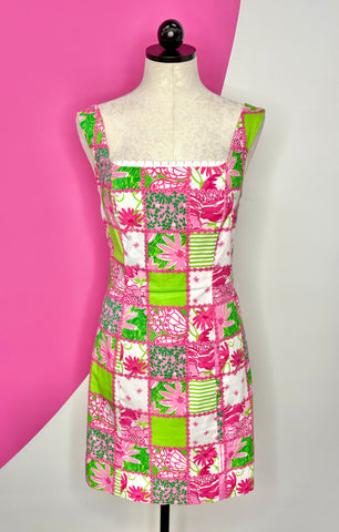 LILLY PULITZER PATCHWORK DRESS - 4