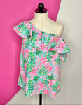 NEW LILLY PULITZER SO SHELLAGANT ZELDIE TOP - M