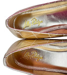 LILLY PULITZER PATINA GOLD BALLET FLATS - 9