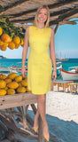 LUXURY VALENTINO SUNFLOWER SHIFT DRESS - 40/6