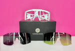 SUNGLASSES - VERSACE MEDUSA CLEAR SHIELDS