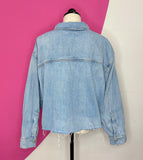 AGOLDE NYX OVERSIZED DENIM SHIRT - L