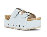 NEW INTENTIONALLY BLANK DENIM SANDALS - ALL SIZES