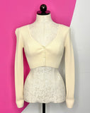 NEW A.L.C RIB KNIT CROP CARDIGAN - XS