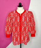 CABI LIMITED EDITION EYELET LYRIC TOP - L