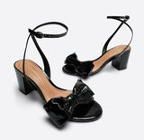 NEW INTENTIONALLY BLANK BOWIE PATENT HEELS - ALL SIZES