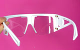 SUNGLASSES - VERSACE MEDUSA CLEAR SHIELDS