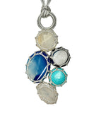 NEW BOKS & BAUM VENISE AGATE HOWLITE NECKLACE