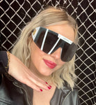 SUNGLASSES - VERSACE MEDUSA CLEAR SHIELDS