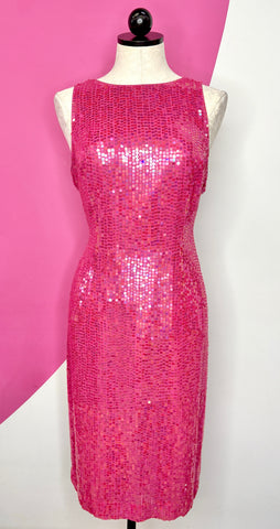 NEW RALPH LAUREN ST. LUCA SEQUIN DRESS - 10
