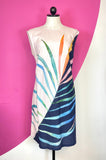 ANTHROPOLOGIE CONDITIONS APPLY PALM DRESS - L