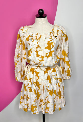 MON RENN MAGNOLIA DRESS - S