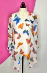 NEW ANTHONY ORIGINAL BUTTERFLY TOP - M