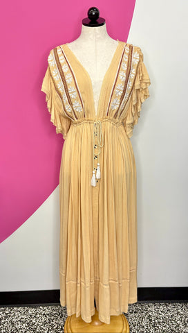 FREE PEOPLE WILL WAIT FOR YOU DRESS - L