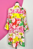 NEW IC BY CONNIE K FLORAL SWING JACKET - XXL