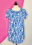 VINEYARD VINES HARBOUR SCENE DRESS - S/M