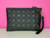 LUXURY LARGE CARO CD DAILY WRISTLET POUCH