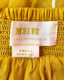 ANTHRO MAEVE VINELAND EMBROIDERED SKIRT - S