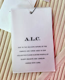NEW A.L.C RIB KNIT CROP CARDIGAN - XS