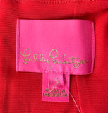 LILLY PULITZER KNOWLES RUBY RED DRESS - S