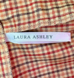 VINTAGE LAURA ASHLEY PURE WOOL PLAID PANTS - 12