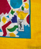 VINTAGE YSL "HOMAGE A MATISSE" SCARF