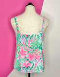 NEW LILLY PULITZER AMALFI BLUE NADIA CAMI - M