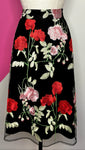 ROZ & ALI EMBROIDERED OVERLAY TULLE SKIRT - 6