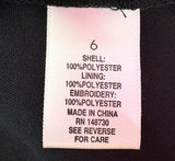 ROZ & ALI EMBROIDERED OVERLAY TULLE SKIRT - 6