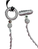 NEW BOKS & BAUM VENISE AGATE HOWLITE NECKLACE