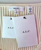 NEW A.L.C RIB KNIT CROP CARDIGAN - XS