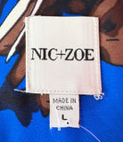 NIC + ZOE ANGEL FISH FLUTTER TOP - L