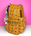 NEW MCM VISETOS STARK MONOGRAM BACKPACK